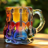 Handcrafted 3D Guitar Art Mug