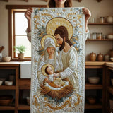 Quilted Table Runner - Bethlehem Light