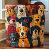Colorful Dogs | Handmade Laundry Basket
