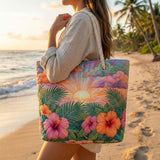 Handmade Beach Bag | Tropical Dawn