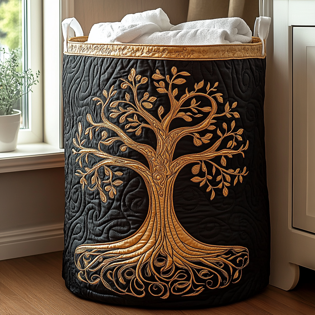 Tree of Life | Handmade Laundry Basket