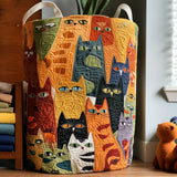 Cat | Handmade Laundry Basket